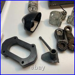Pièces de rechange pour moto de collection DKW supports de capot et autres piè