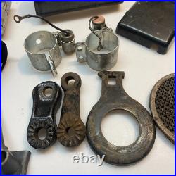 Pièces de rechange pour moto de collection DKW supports de capot et autres piè