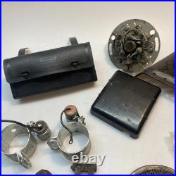 Pièces de rechange pour moto de collection DKW supports de capot et autres piè