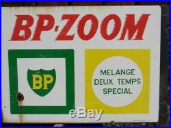 Plaque publicitaire BP ZOOM Solex