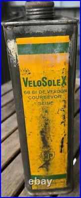RARE 45cc solexine blik bidon can lata solex Velosolex oto orbea vintage 100%
