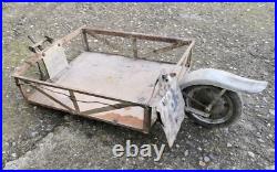 Remorque monoroue velo de collection solex mobylette