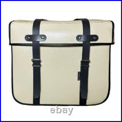 Sacoche Sporfabric traditionnel idéal mobylette vélo solex vintage beige lanière