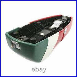 Selle DIEFFE Sport Super Course Tricolore Piaggio 125 pour Vespa Px 2007-2007 Selle DIEFFE Sport Super Course Tricolore Piaggio 125 pour Vespa Px 2007-2007