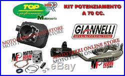 Set Moteur 70 cc Cylindre Dr 43 Sp 12 Silencieux Giannelli Fire Piaggio Ciao