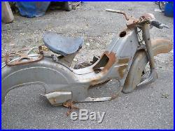 Starlett monet goyon, lot de piece et cadre, villiers engine, french moped