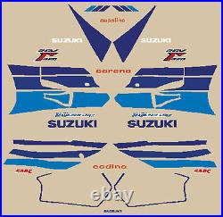 Suzuki Rgv 250 Gamme Vj22 1991 Série Adhésifs Stickers