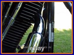 Système d'échappement pour Harley Davidson modèle Softail Long Shooter custom