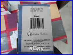Tonkin Replicas 1/53 Peterbilt 379 Dry Van Black Rare Avec Emballage