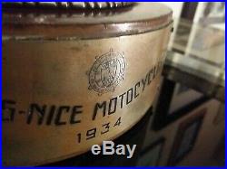 Trophée trophy Motocycliste Ancien 1934 paris Nice automobile club de Nice