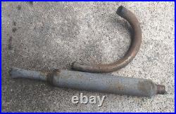 Tube echappement + silencieux moto de collection gnome rhone 125 R4 R5 200