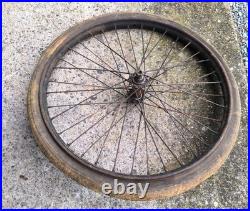 - roue avant 60050B chapeau gendarme années 1910 1920 moto collection ancetre